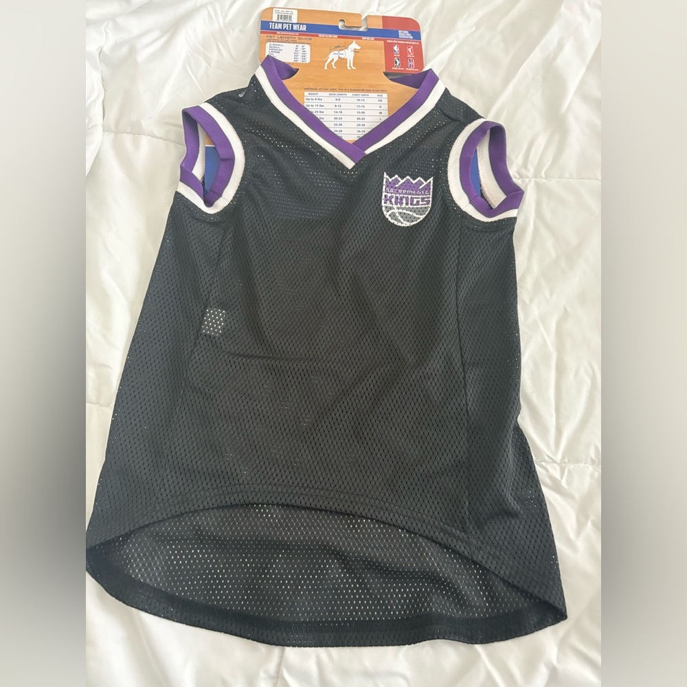 NBA Black and Purple Dog Jersey